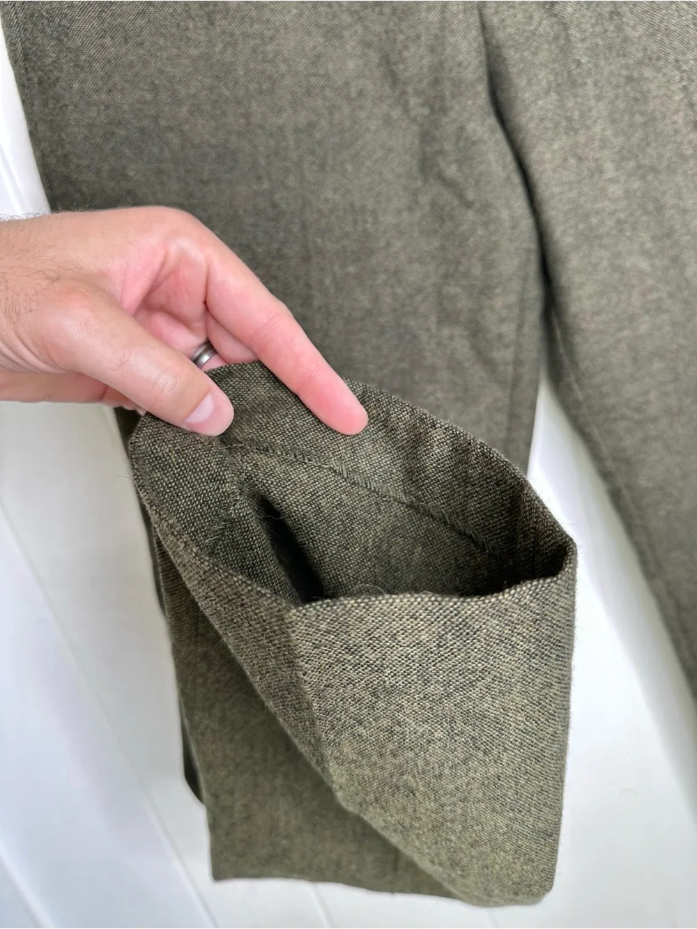 J Crew Thompson Slim Fit Donegal Wool Blend suit PANTS